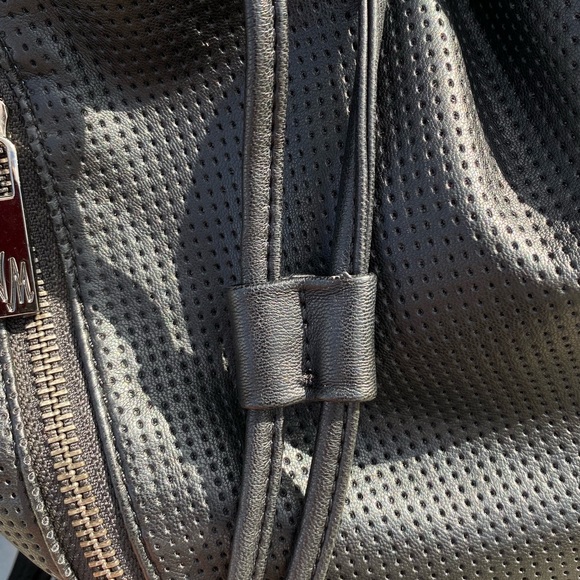 Neiman Marcus Leather Backpack | Black main image 8
